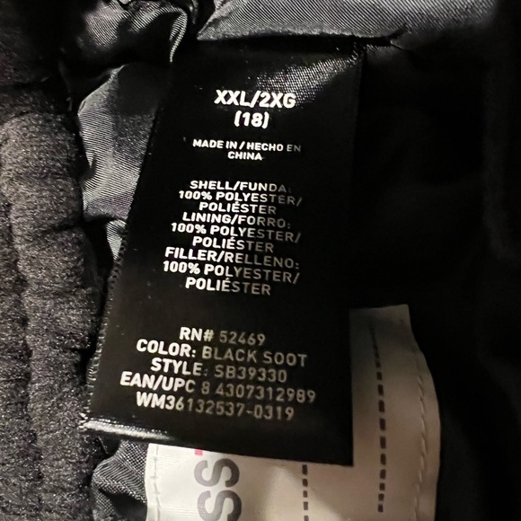 Swiss Tech Snow Pants Black Youth XXL Adjustable Waist Padded Lined Insulated - Picture 5 of 5